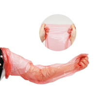 Gants longs vétérinaires pour vache Gants A.I en plastique vétérinaire