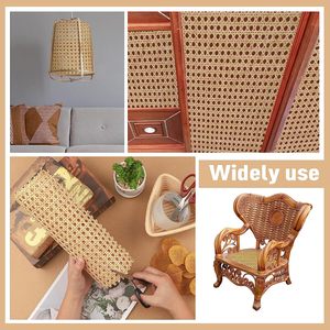 Rouleaux de grille en rotin naturel, maille, sangle en rotin, vente en gros pour meubles de maison, matériel en rotin, garde-robe - Product Image 2
