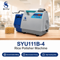 SYU111B-4 Machine de traitement du riz à cycle standard, avec fraisage lisse et stable, synchronisation par micro-ordinateur et taux de décorticage de 100%, Polisseuse de riz paddy