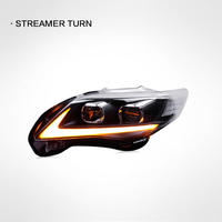 Voll-LED-Projektor-Scheinwerfer für Toyota Corolla 2011-2013 Frontlichter Plug-and-Play DRL mit sequenziellen Blinkern