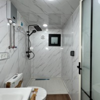 Casas Contenedor de Acero Plegables y Expandibles de 20 pies, Modelo 2024, Modernas, Impermeables, Prefabricadas, Tipo Granny Flat, en Venta