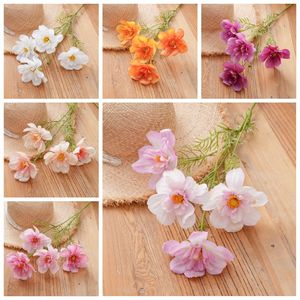 ดอกเกซังประดิษฐ์สีขาวส้มชมพูของ Claire Persian สำหรับตกแต่งงานแต่งงาน ตกแต่งบ้าน จัดแจกัน - Product Image 3