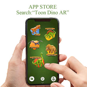 Niños STEM juguetes educativos DIY rompecabezas libro juguete dinosaurio aventura realidad aprendizaje 3D interactivo Animal Dino AR <span class=keywords><strong>Jigsa</strong></span> librería - Product Image 5