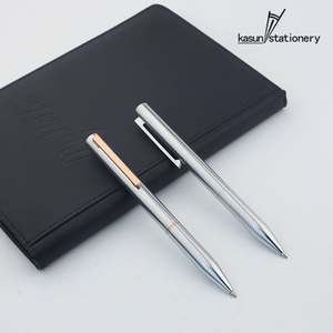 Stylos à bille de luxe personnalisables avec logo, multicolores, pour bureau, hôtel, signature, gravure laser, métal, pour l'école - Product Image 2