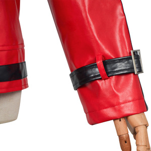 Chaqueta de Cuero Roja de Michael Jackson, Estilo <span class=keywords><strong>Beat</strong></span> It Thriller, para Actuaciones en Escenario, Disfraz Unisex para Cosplay, Halloween y Juegos de Rol - Product Image 4