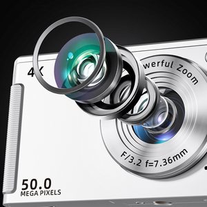 Appareil photo numérique pour enfants avec zoom 16x intégré, autofocus, anti-tremblement, reconnaissance faciale, enregistreur - Product Image 2