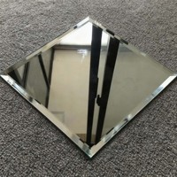 Modern Clear Double-Coated Single Coated Float Sheet Aluminum Mirror Glass with Frameless Design Water Resistant & Eco-Friendly