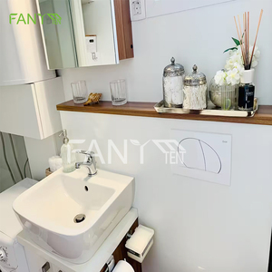 Maison flottante 2 chambres <span class=keywords><strong>Sea</strong></span> <span class=keywords><strong>king</strong></span> 10m 33 pieds Maison flottante en aluminium Système de traitement des eaux usées pour les bateaux Maison flottante avec terrasses sur le toit - Product Image 3