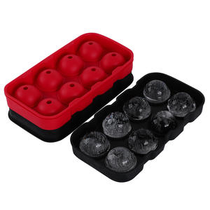 Molde de Hielo de Silicona con Tapa, 8 Cubos Redondos, para Whisky, Éxito de Ventas Transfronterizo - Product Image 3