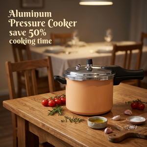 หม้ออัดแรงดันอะลูมิเนียมทนทาน รุ่น Factory <span class=keywords><strong>5</strong></span> <span class=keywords><strong>L</strong></span> ความดัน 80 กิโลปาสคาล สำหรับทำอาหารเร็ว ใช้กับเตาแก๊ส เหมาะสำหรับใช้ในครัวเรือน ร้านอาหาร และโรงแรม - Product Image 1