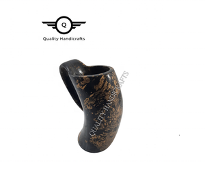 แก้วเบียร์เซรามิกยุคกลางทำจากอินเดียแก้วเขาควายงานหัตถกรรมทำจากฮอร์นไวกิ้ง - Product Image 3