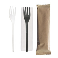 Prix d'usine – Couverts jetables en CPLA personnalisés, fourchettes sans plastique, vaisselle écologique et biodégradable pour plats à emporter