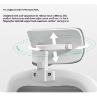 Chaise d'étude ergonomique en maille pour dortoir, bureau à domicile, confortable pour une utilisation prolongée, idéale pour l'école secondaire, modèle 267 avec cadre en arceau