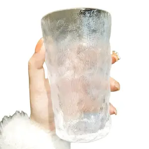 YML kustom Glassware cangkir gletser mug minum kacamata jus kaca untuk minuman teh Set