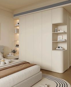 Nuova Serie di Armadi a Muro Bianchi per Camera da Letto, Soluzione Completa per Guardaroba e Mobili da Camera - Product Image 4