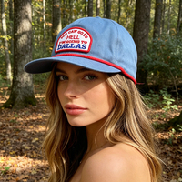 Op maat gemaakte geborduurde patch rope snapback pet met 5 panelen, ongestructureerde gebogen klep, vintage outdoor sport pet voor heren en dames