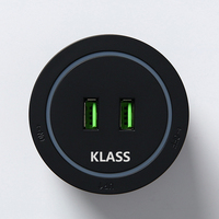 KLASS Ali Offre spéciale Prise de courant universelle multifonctionnelle pour bureau intelligent Système de rails pour PC Prise murale personnalisable