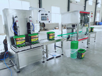 Machine de scellage de remplissage de tambour d'huile en gros/Machine de scellage de remplissage de seaux de peinture/Machine de scellage de couvercle de seau de revêtement en plastique Commercial