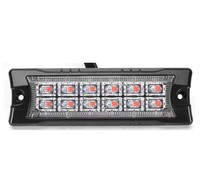 Cabezal de luz Led de alto brillo, rejilla Led, montaje en superficie, cabeza de luz estroboscópica, cabeza de luz estroboscópica de advertencia de Flash Led Exterior para coche