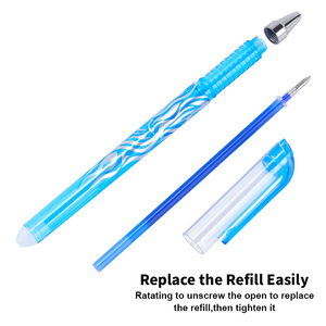 Stylo effaçable à l'eau en gel plastique écologique, sérigraphié, fabriqué en Chine pour le commerce transfrontalier, coloré, thème <span class=keywords><strong>moto</strong></span> et musique - Product Image 5