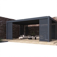 Abri de stationnement double pliant en cantilever 2026 en polycarbonate et métal pour deux voitures – Idéal pour le stationnement et le garagage