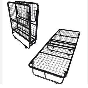 Portable Single Double Foldout Cot Thick Memory Foam Mattress <strong>Foldaway</strong> Guest <strong>Bed</strong> Frame for Home Sofa <strong>Bed</strong> for Living Room <strong>Bed</strong> - Product Image 3