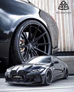 722Auto Aviation Aluminium Legering 6061 Gesmede Autovelgen 18 19 20 21 22 Inch 5X120 Custom Zwarte Diep Concave Gesmede Velgen - Product Image 2