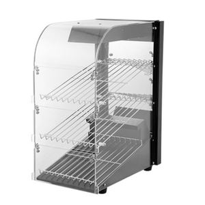 Vetrina Riscaldata per Alimenti, Armadio Caldo, Vetrina per Snack, Commerciale con Angoli Arrotondati e Apertura Posteriore, per Ristoranti e Negozi di Convenienza - Product Image 5