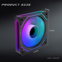 Lovingcool kipas pendingin Gaming ARGB RGB, untuk casing komputer PC dan kipas kantor pendingin CPU