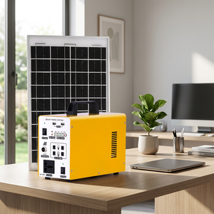 300W Portable Solar <b>Generator</b> Battery Power Station 220V Pure Sine Wave Suitable for <b>Camping</b> and Outdoor Emergency Use AY300-12 - Product Image 4
