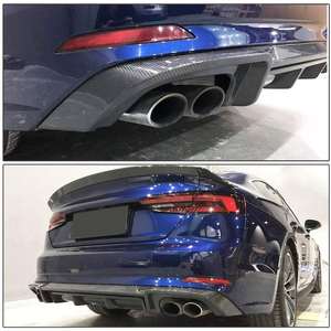 Diffusore Posteriore in Fibra di Carbonio per Auto, Labbro Inferiore del <span class=keywords><strong>Paraurti</strong></span> per <span class=keywords><strong>Audi</strong></span> S5 <span class=keywords><strong>A5</strong></span> B9 2017 2018 2019 Coupé Sportback 2 Porte 4 Porte - Product Image 3