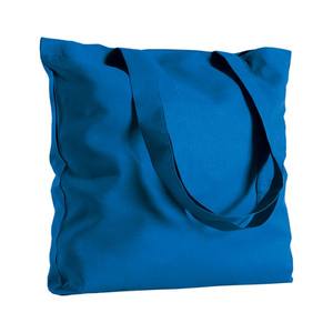 Sac de courses personnalisable Georgia Maxi Shopper 130g en toile bleu roi, grande taille, avec poignée épaule, pour les courses - Product Image 1