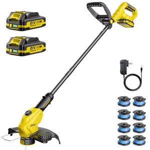 Désherbeur et tondeuse à gazon sans fil à batterie, outil de jardinage léger DIY OEM avec lame en acier inoxydable 21V GT-4003 - Product Image 1