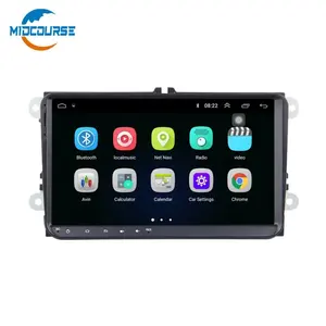 Фабрика MIDCOURSE, 9 дюймов, 0 дюймов, Android 8,1 с IPS DSP, автомобильный DVD-плеер с GPS для VW Golf, для Tiguan, Skoda Fabia, Rapid, Seat Leon, для Jetta