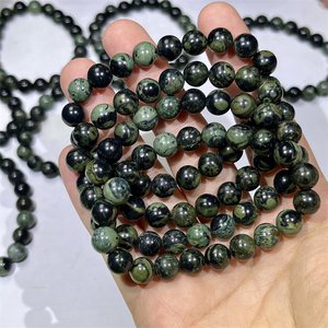 Bracelet en cristal de <span class=keywords><strong>jaspe</strong></span> <span class=keywords><strong>Kambaba</strong></span> de 8 mm en pierre de guérison en gros pour la méditation et la décoration - Product Image 1