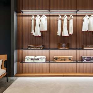 Armoire modulaire Santopova élégante, extra large, avec porte en verre, dressing, armoire - Product Image 3