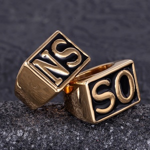 Anarchist's Son Jack Taylor <b>Ring</b> Waterproof High-Quality 316L Stainless Steel 18K Gold-Plated Fashion Jewelry Wholesale - Product Image 2