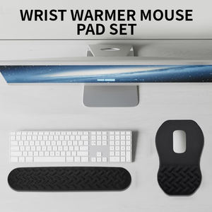 แผ่นรองเมาส์และคีย์บอร์ด PORON ลายการ์ตูน พร้อมที่รองข้อมือเมมโมรี่โฟม ฐานกันลื่น  รับทำโลโก้ตามสั่ง - Product Image 2