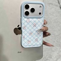 Casing HP Anti Benturan Kulit TPU Motif Leopard Pink Manis Gaya Fashion INS untuk iPhone 17 Air 16 15 14 13 12 11 Pro Max