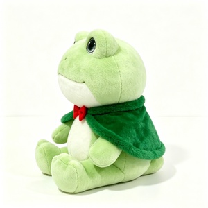 Peluche grenouille personnalisée, peluche grenouille verte, peluche grenouille mignonne, peluche grenouille assise - Product Image 3