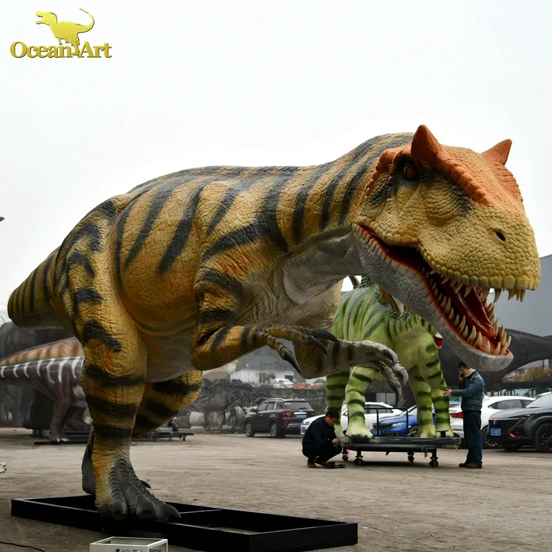 Vergnügung spark Animatronic Dinosaurier Designs Big Robotic Lebensgroße T Rex Realistische künstliche Dino-Ausrüstung im Freien