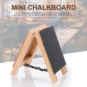 Stobok bảng gỗ Bảng hiệu Cơ sở với đứng <span class=keywords><strong>mini</strong></span> hai mặt bảng đen Máy tính để bàn giá vẽ bảng tin đăng ký cho văn phòng nhà Deco - Product Image 5