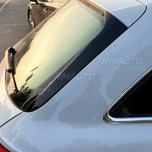 สปอยเลอร์ข้างกระจกหลังสีดำเงา สำหรับ Audi A4 B8 Allroad Avant ปี 2009 2010 2011 2012 2013 2014 2015-16 - Product Image 2