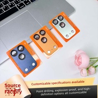Protection d'objectif d'appareil photo tout-en-un en verre trempé compatible avec les modèles 18 Pro, 18 Pro Max, 17 et 16