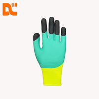Gants de travail en latex XL, imperméables, de sécurité, avec poignets élastiques, doigts renforcés, usage général, construction, manutention