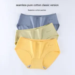 Hot Bán Phụ Nữ Cotton Quần Lót Cô Gái Cotton Kháng Khuẩn Đáy Thoáng Khí Thoải Mái Midwaist Phụ Nữ Tóm Tắt