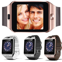 Smart2030 Dz09 pantalla táctil para Smartphone W007 tarjeta Sim reloj inteligente resistente al agua para Iphone Android Dz09 10 plástico electrónico 2H