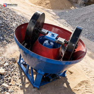 Attrezzatura per la Lavorazione dell'Oro: Mulino a Umido con Ruote ad Alta Resistenza all'Usura per la Lavorazione dei Minerali - Product Image 1