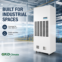 Nouveau déshumidificateur d'air industriel électrique YS-8.8S de 8,8 kg/h avec conception mobile pour entrepôts et serres de 200 à 300 m²