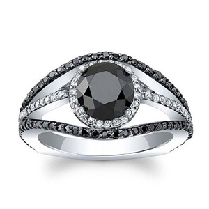 Anello Traforato Inciso da Donna, Gioiello alla Moda con Cristallo, Regolabile, Stile Trendy e Versatile - Product Image 1